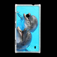 Coque Nokia Lumia 520 Duo de dauphins