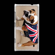 Coque Nokia Lumia 520 Bulldog anglais en tenue
