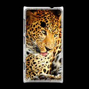 Coque Nokia Lumia 520 Portrait de léopard