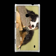 Coque Nokia Lumia 520 Chiot bucheron
