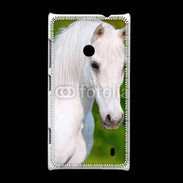 Coque Nokia Lumia 520 Portrait cheval blanc 10