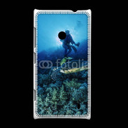 Coque Nokia Lumia 520 Tortue et plongeur