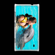 Coque Nokia Lumia 520 Bisou de dauphin