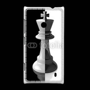 Coque Nokia Lumia 520 Roi d'échec noir et blanc