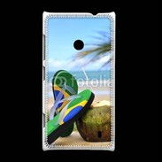 Coque Nokia Lumia 520 Plage Brésil et noix de coco