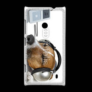 Coque Nokia Lumia 520 Chien écoutant de la musique