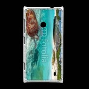 Coque Nokia Lumia 520 Belle plage avec tortue
