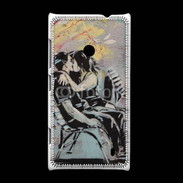 Coque Nokia Lumia 520 Kiss graffiti