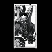 Coque Nokia Lumia 520 Tuning moto noire