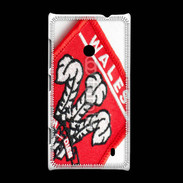 Coque Nokia Lumia 520 Logo rugby Pays de Galles