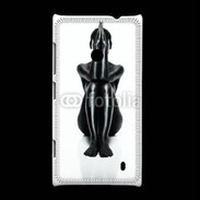Coque Nokia Lumia 520 Femme nue body painting noir et blanc 2
