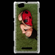 Coque Sony Xperia M Bébé coccinelle