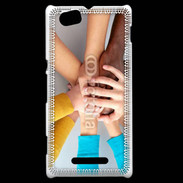 Coque Sony Xperia M Solidarité metissage