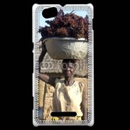 Coque Sony Xperia M Femme tribu afrique 2
