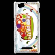 Coque Sony Xperia M Flower power
