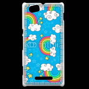 Coque Sony Xperia M Ciel Rainbow