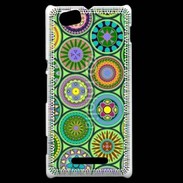 Coque Sony Xperia M Muster Hippie