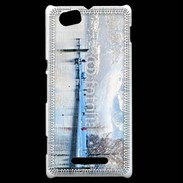 Coque Sony Xperia M Le Lac d'Annecy en hvier