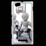 Coque Sony Xperia M Handisport Basketball