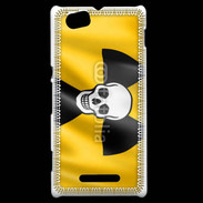 Coque Sony Xperia M Tête de mort radioactive