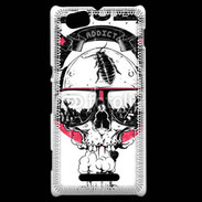 Coque Sony Xperia M Dub Tête de mort
