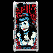 Coque Sony Xperia M Dessin femme gothique