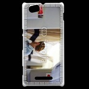 Coque Sony Xperia M Hotesse de l'air