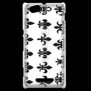 Coque Sony Xperia M Symbole Fleur de Lys 