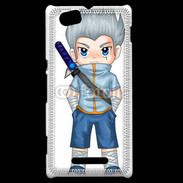 Coque Sony Xperia M Chibi style illustration of a superhero 2