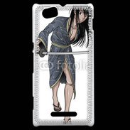 Coque Sony Xperia M Samouraï