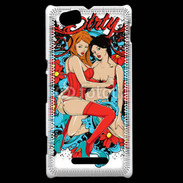Coque Sony Xperia M Couple de femme