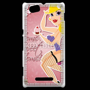 Coque Sony Xperia M Dessin femme sexy style Betty Boop