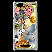 Coque Sony Xperia M Cartoon animaux fun