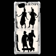 Coque Sony Xperia M Tableau charleston