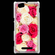 Coque Sony Xperia M Fond de roses 5