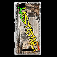 Coque Sony Xperia M Rastafari graffiti