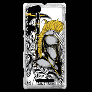 Coque Sony Xperia M Hache et Casque
