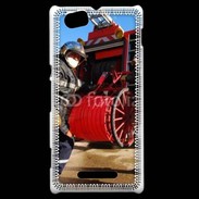 Coque Sony Xperia M Pompiers Rangement matériel fin d'incendie
