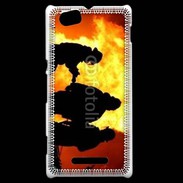Coque Sony Xperia M Pompier Soldat du feu 3