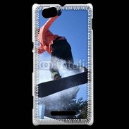 Coque Sony Xperia M Saut en Snowboard