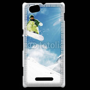 Coque Sony Xperia M Saut en Snowboard 2