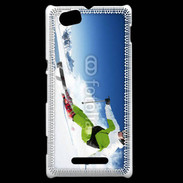 Coque Sony Xperia M Skieur en montagne