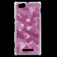 Coque Sony Xperia M Camouflage rose