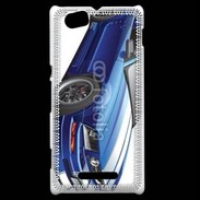 Coque Sony Xperia M Mustang bleue