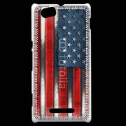 Coque Sony Xperia M USA Grunge drapeau