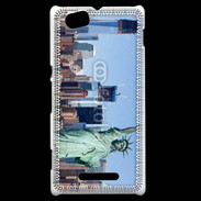 Coque Sony Xperia M Freedom Tower NYC statue de la liberté