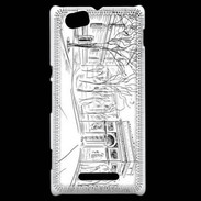 Coque Sony Xperia M Dessin Arc de Triomphe Paris