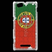 Coque Sony Xperia M Portugal en puzzle