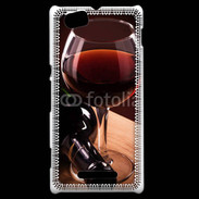 Coque Sony Xperia M Verre de vin rouge