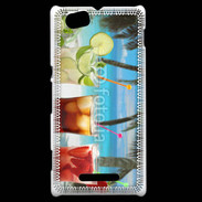 Coque Sony Xperia M Cocktail sur la plage